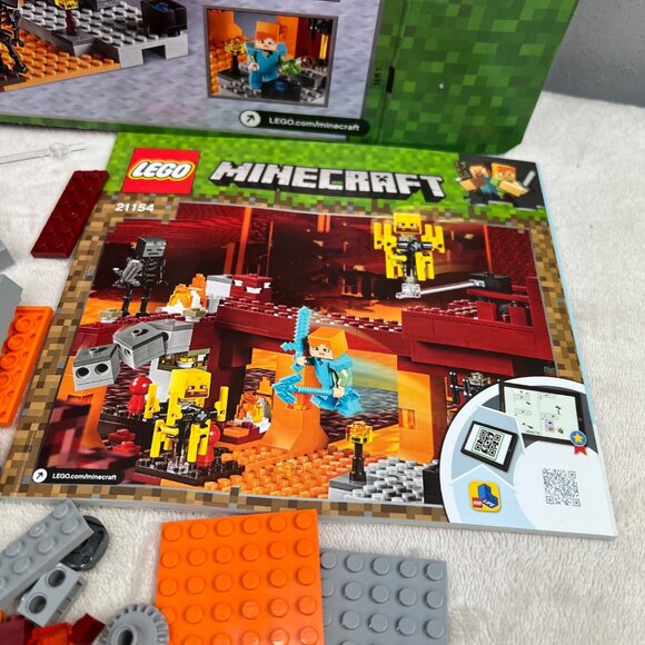 Lego Minecraft The Blaze Bridge 21154 Set in Box Incomplete - Picture 5 of 8